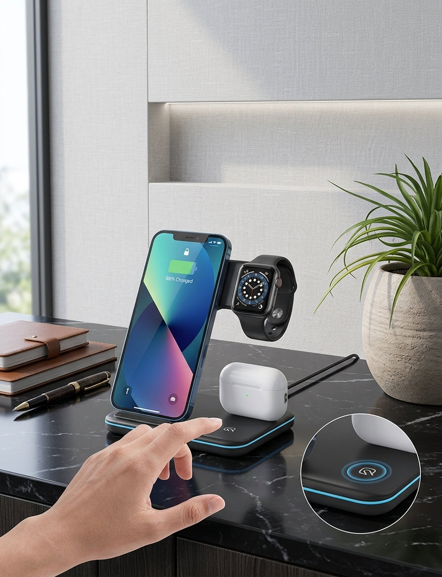 3-in-1 Wireless Charging Station