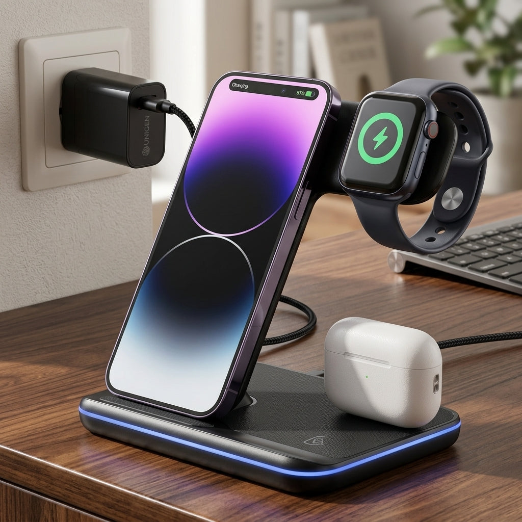 3-in-1 Wireless Charging Station